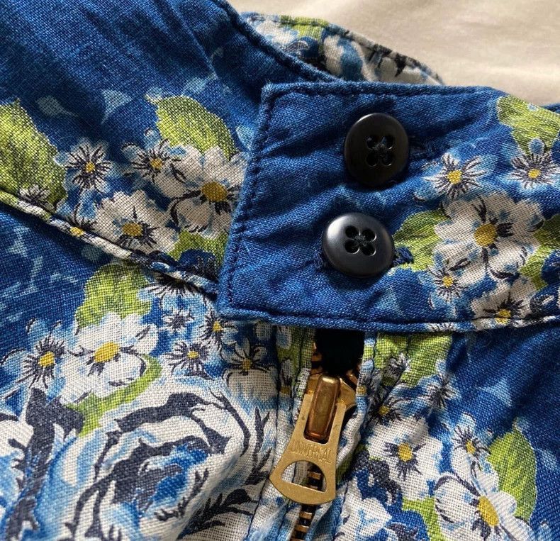 Kapital Kapital Blue dyed linen floral out-of-print jacket Size US M / EU 48-50 / 2 - 8 Thumbnail