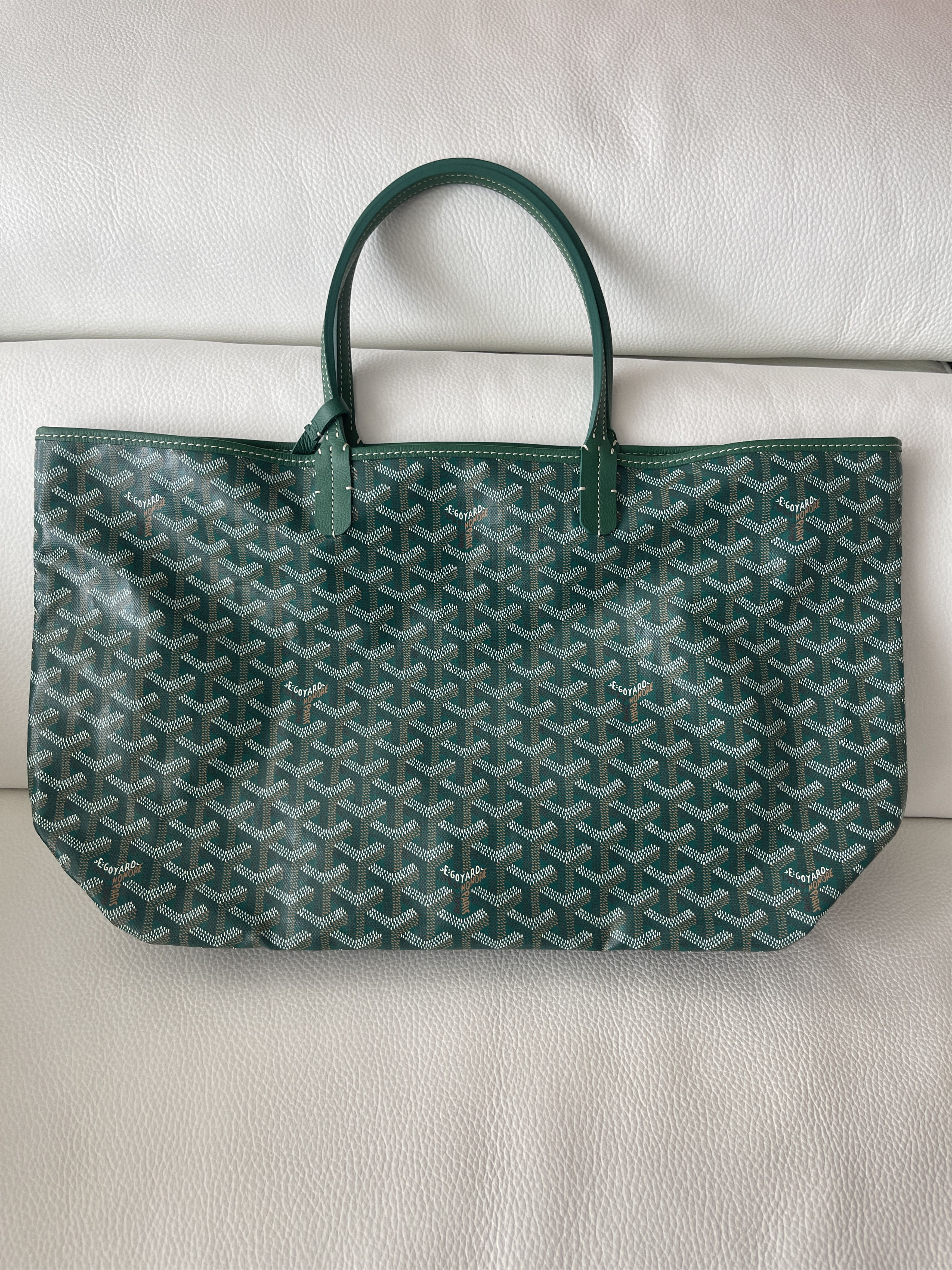 Goyard Green Goyard Saint Louis PM Reversible Tote Size ONE SIZE - 2 Thumbnail