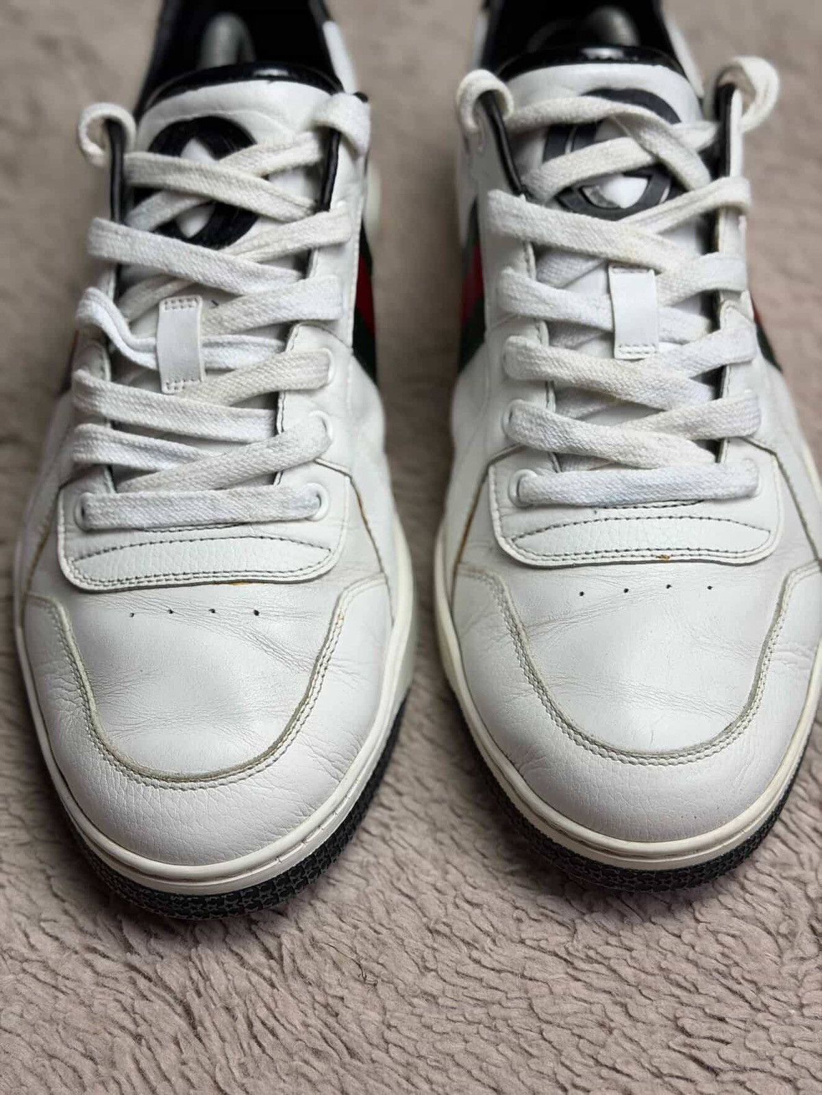 Gucci Gucci Coda White Low Top Leather Sneakers Size US 10 / EU 43 - 4 Thumbnail