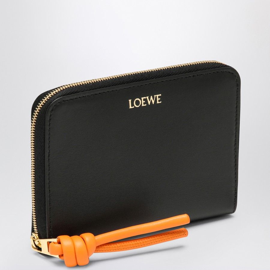 Loewe o1d2blof0824 Size: OS / Knot Compact Zipped Leather Wallet Size ONE SIZE - 1 Thumbnail