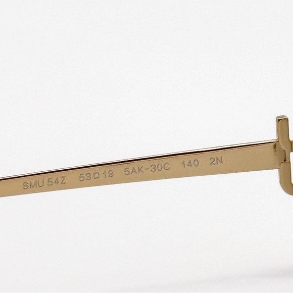 Miu Miu NEW MIU MIU MU54ZS 5AK30C WOMEN SUNGLASSES SMU 54Z GOLD OVAL Size ONE SIZE - 9 Thumbnail