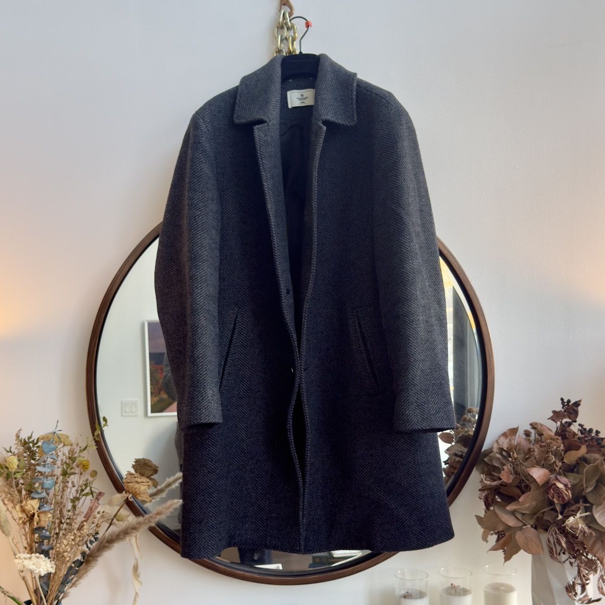 Reigning Champ Reigning Champ Scout Coat in herrinbone wool / cashmere Size US L / EU 52-54 / 3 - 2 Thumbnail