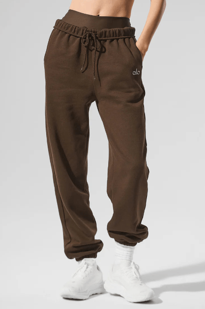 Alo ALO 'Accolade' Espresso Sweatpants Size US 30 / EU 46 - 1 Preview
