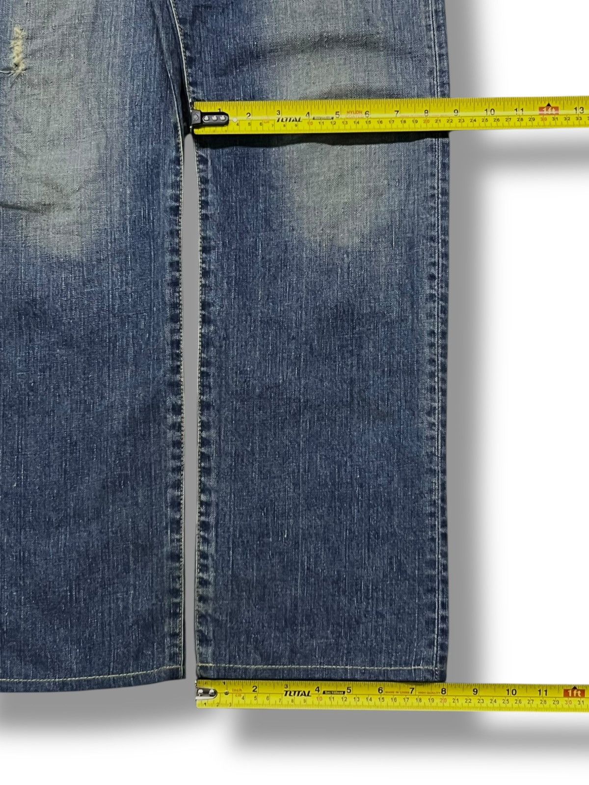 Edwin Vintage Edwin 503R Japan - Faded Wash, Distressed Denim Size US 34 / EU 50 - 18 Thumbnail