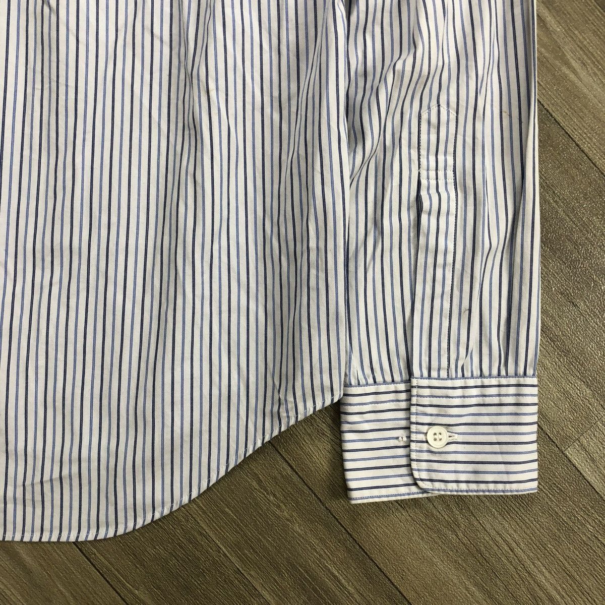 Comme des Garcons Homme Deux AW11 Comme des Garcons Homme Deux CDG Striped Shirt Designer Size US S / EU 44-46 / 1 - 12 Thumbnail