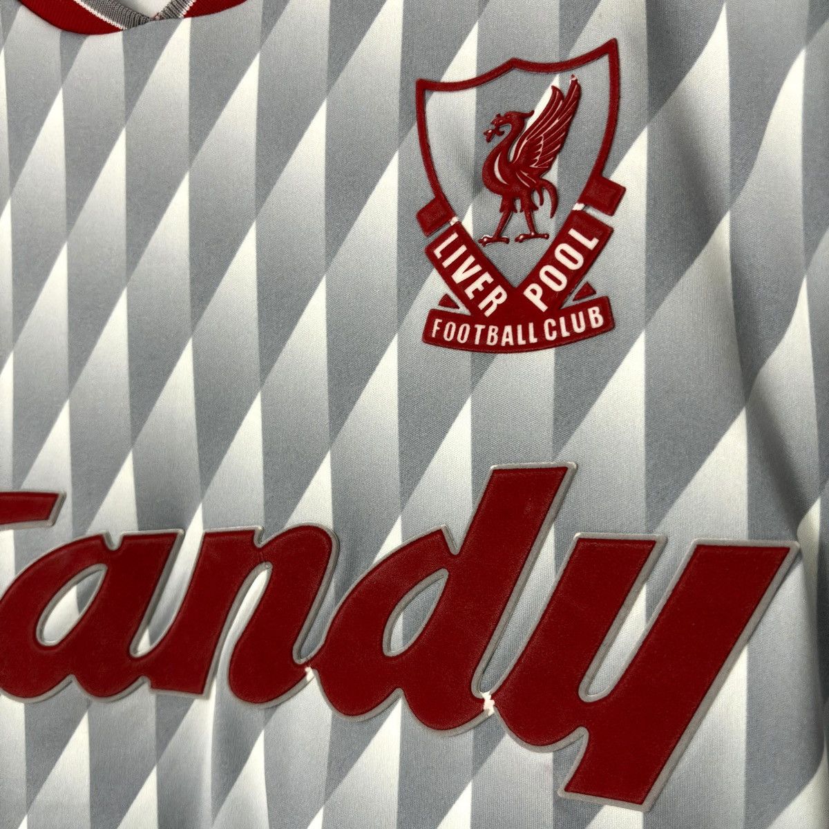 Vintage 1989 1990 Liverpool Retro Away Kit Candy Soccer Jersey Shirt Size US M / EU 48-50 / 2 - 4 Thumbnail