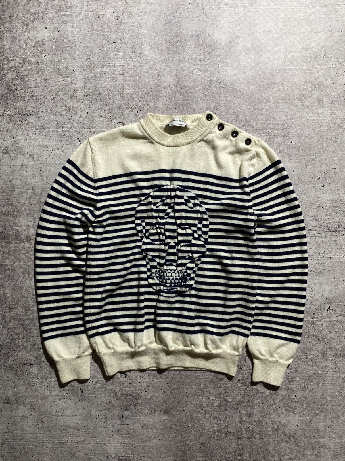 Alexander McQueen 💀Alexander Mqueen rare SKULL sweater Size L / US 10 / IT 46 - 3 Thumbnail