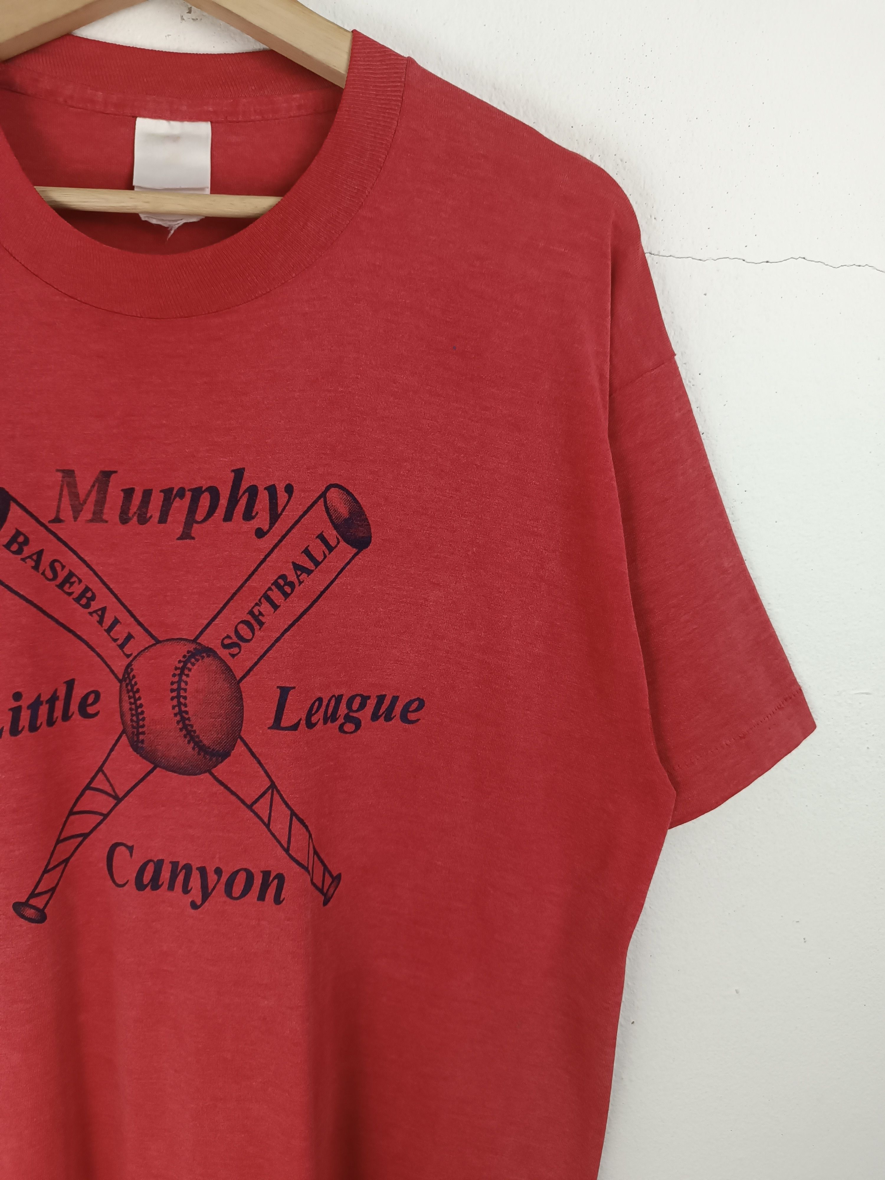 MLB VINTAGE 80'S MURPHY LITTLE LEAGUE CANYON TEE MLB BASEBALL Size US L / EU 52-54 / 3 - 6 Thumbnail