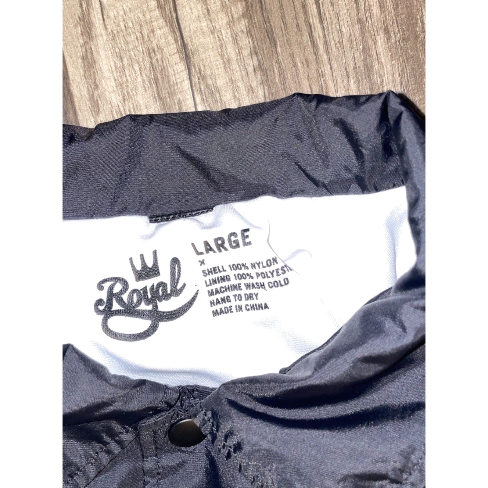 Vintage VINTAGE Royal Trucks Coaches Jacket Men L Black Nylon Royal Trucks Coaches Jacket Size US L / EU 52-54 / 3 - 3 Thumbnail