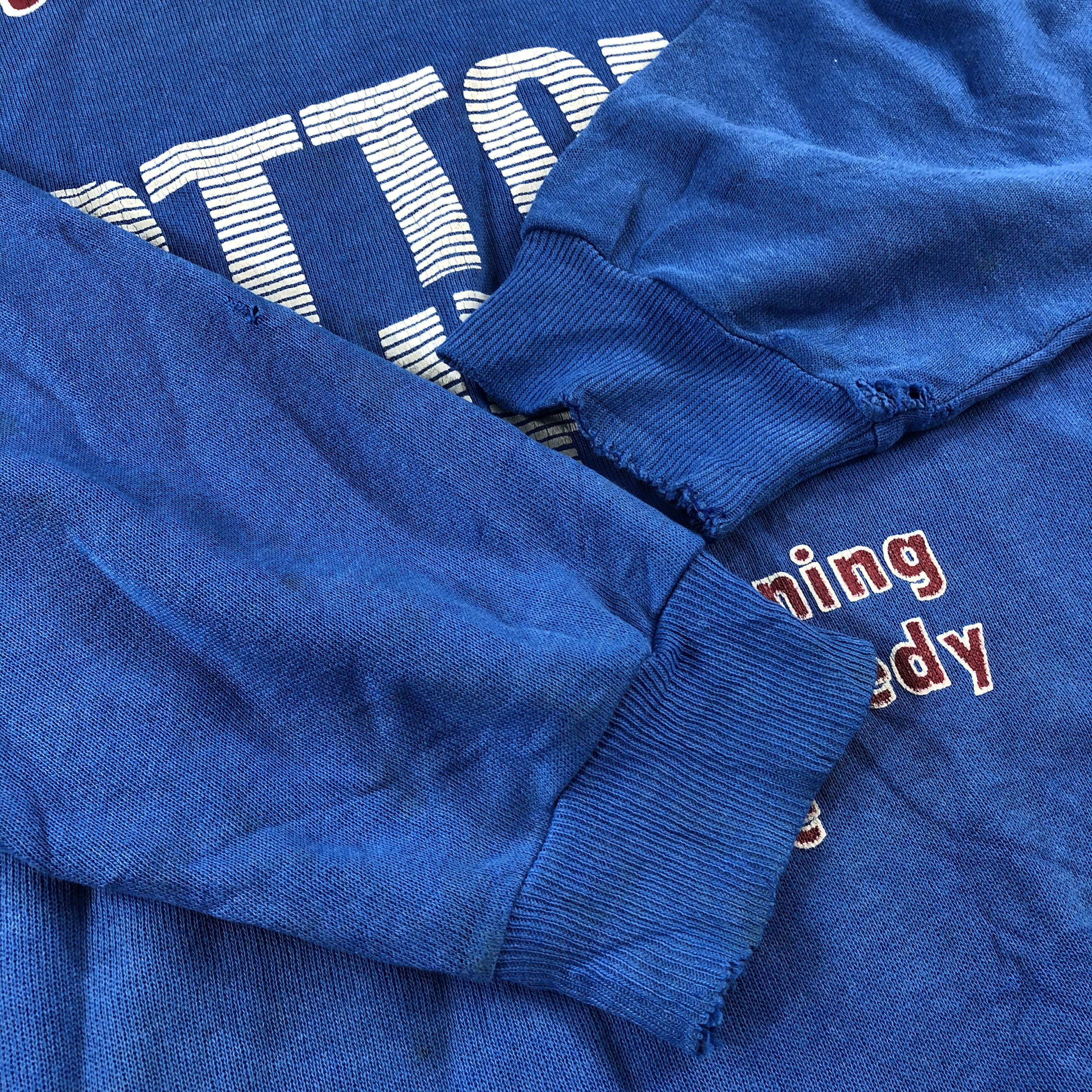 Vintage Vintage 80s Blue Jumper Sweatshirt F159 Size US M / EU 48-50 / 2 - 9 Thumbnail