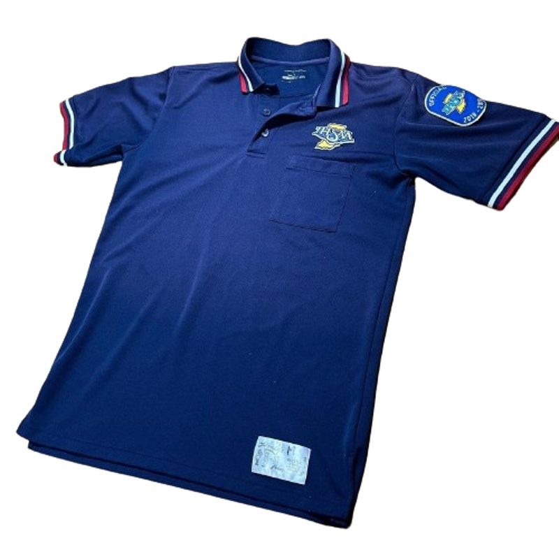 Vintage Y2K Style Vintage Umpire Baggy Polo Shirt with Embroidery Size US M / EU 48-50 / 2 - 1 Thumbnail