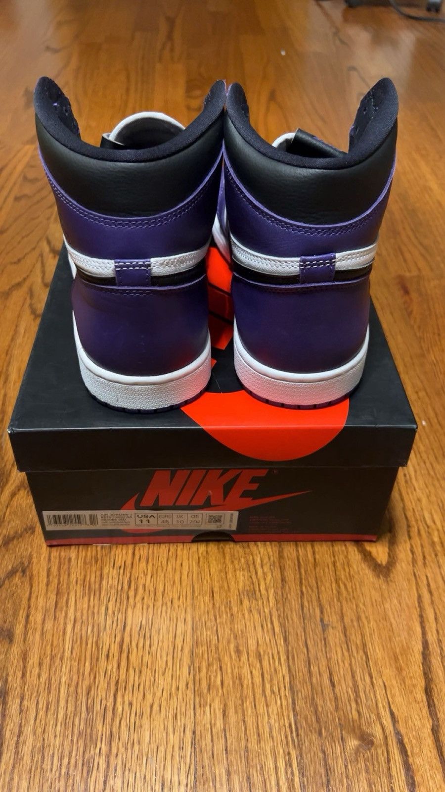 Jordan Brand Jordan 1 Retro High Court Purple Size US 11 / EU 44 - 4 Thumbnail