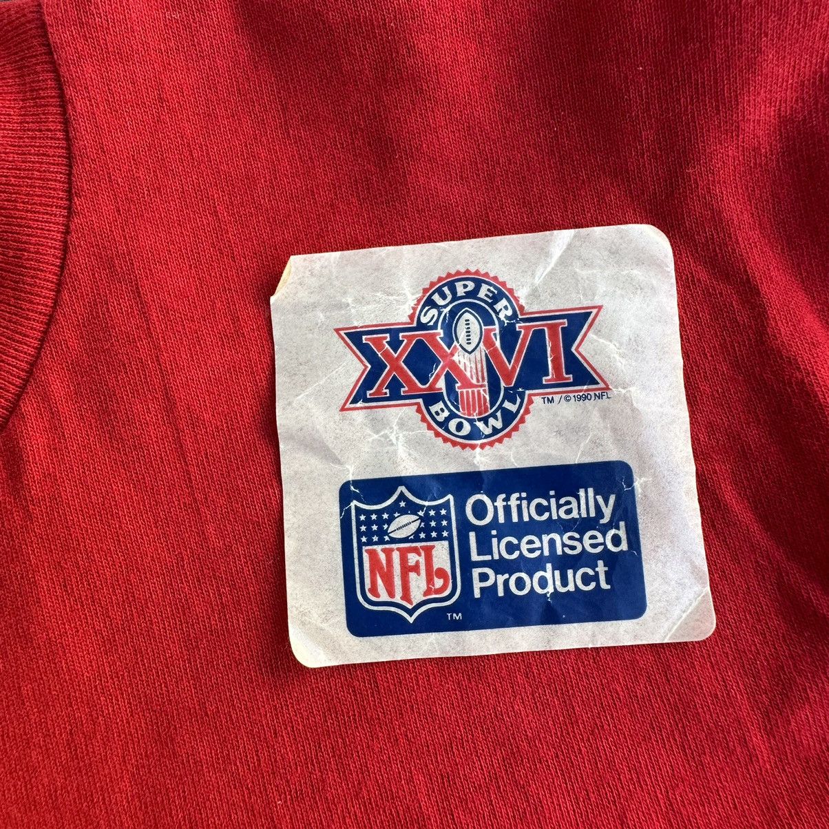 Nutmeg × Vintage 1990 Washington Redskins Super Bowl Championship T Shirt Size US M / EU 48-50 / 2 - 3 Thumbnail