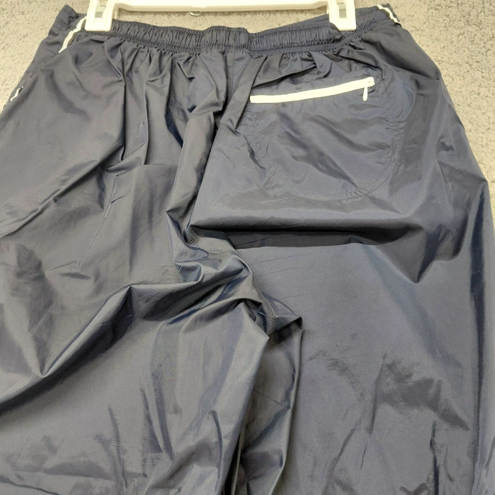 Nike Nike Pants Womens L Blue Sweatpants Joggers Ankle Zip Flawed Windbreaker Pockets Dri-FIT Regular Size 36" / US 14 / IT 50 - 4 Thumbnail