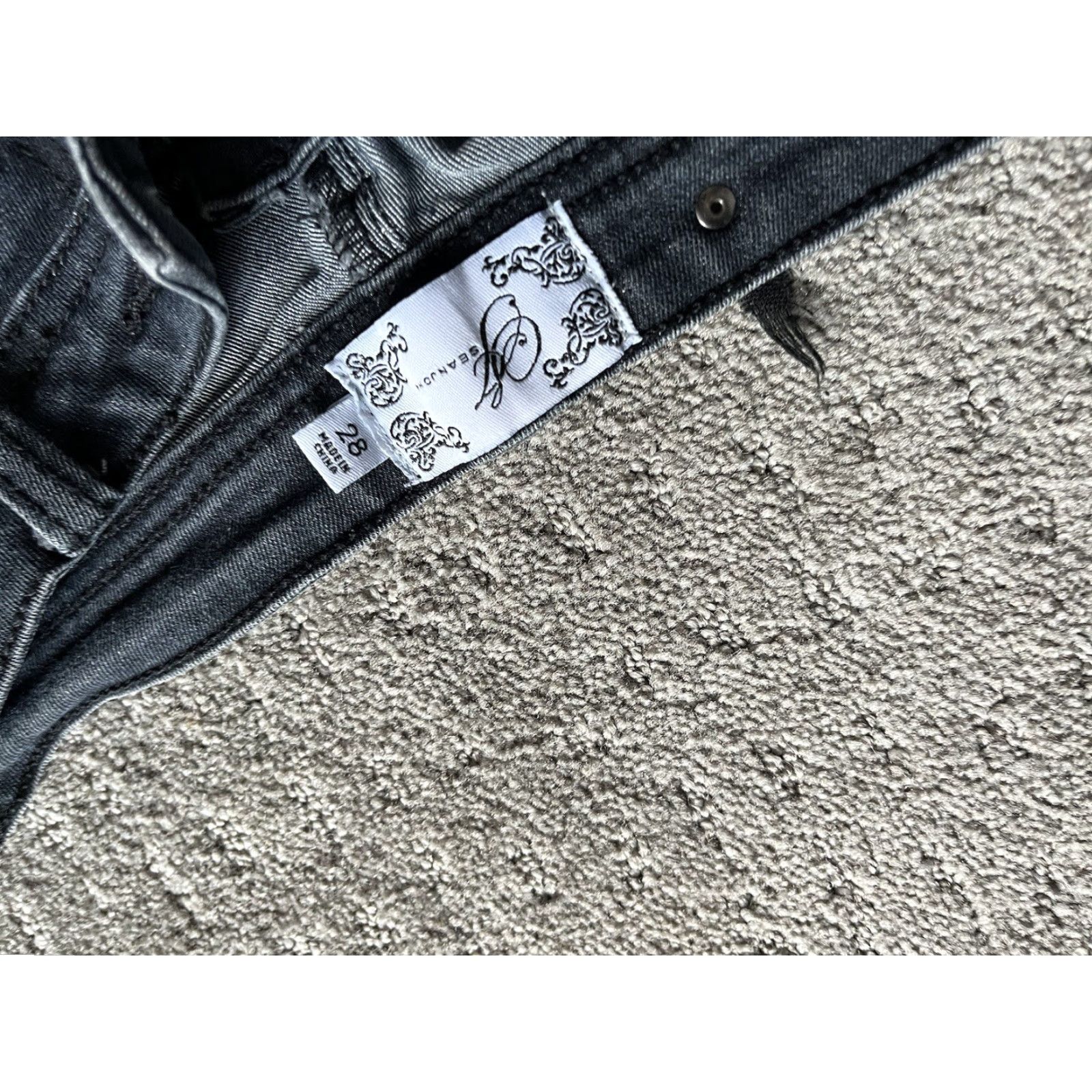 Sean John SEAN JOHN Women's Dark Wash Skinny Jeans Size 28 Blue Regular Size 28" / US 6 / IT 42 - 5 Thumbnail
