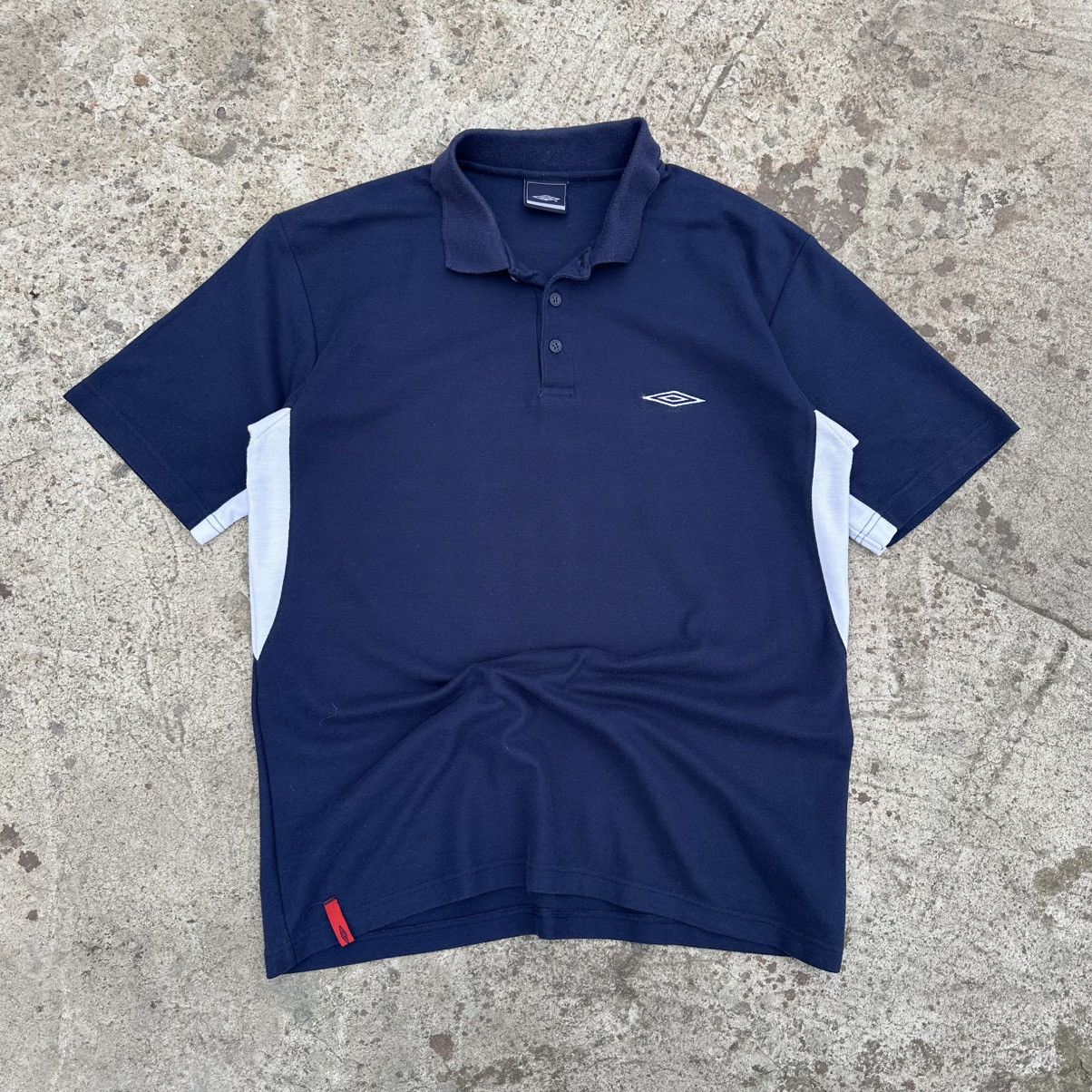 Umbro × Vintage Vintage Umbro Polo Basic Fit Old Money Hype Trend Size US L / EU 52-54 / 3 - 1 Thumbnail