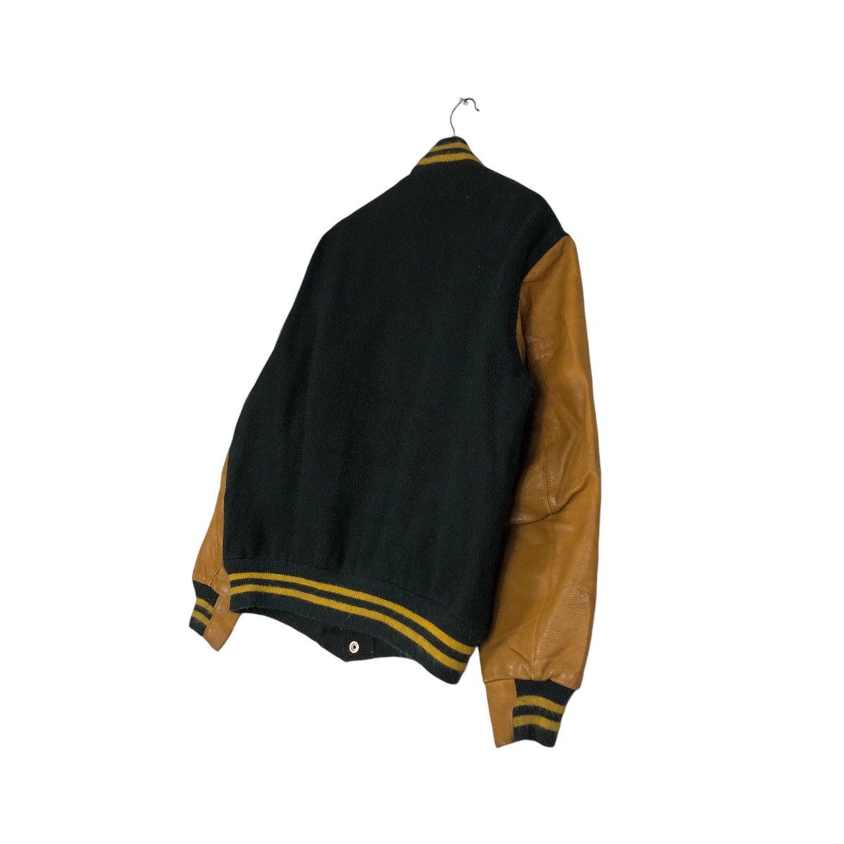 Golden Bear 📌Vintage Varsity Leather Jacket Golden Bear Made in Usa Size US L / EU 52-54 / 3 - 10 Thumbnail