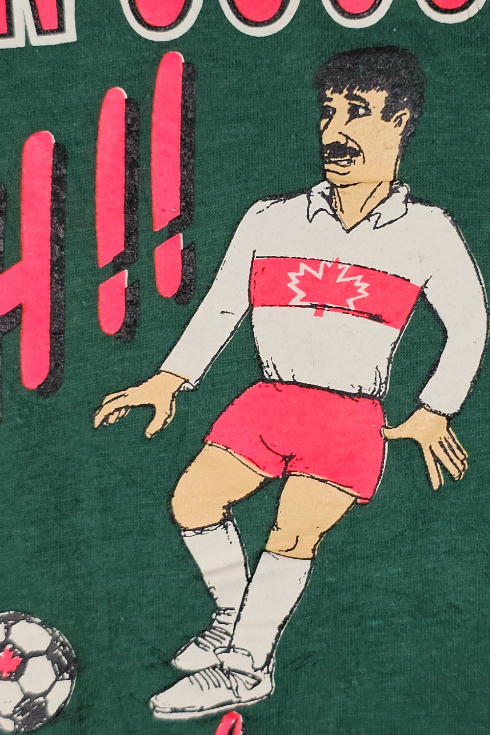 Vintage 80s “Canadian Soccer” Tee | Made in Canada Size US XL / EU 56 / 4 - 5 Thumbnail