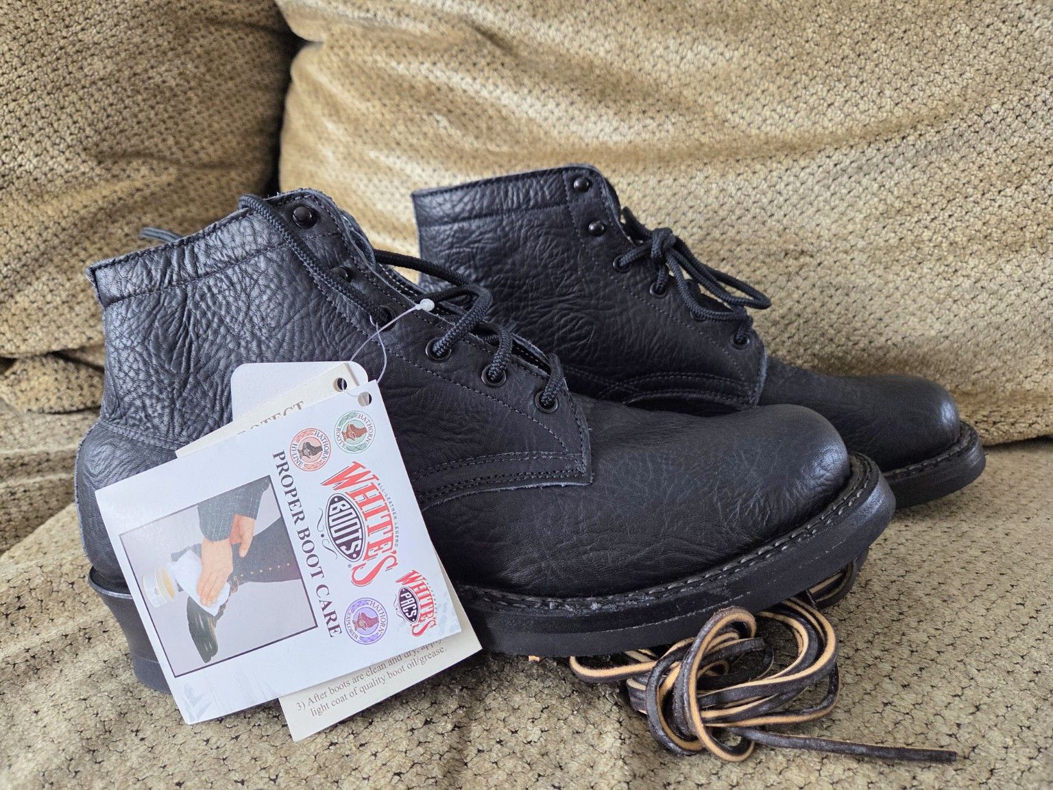 White's Boots White’s Boots Semi-Dress - Black Tumbled Leather-New w/ Tags Size US 12 / EU 45 - 1 Thumbnail