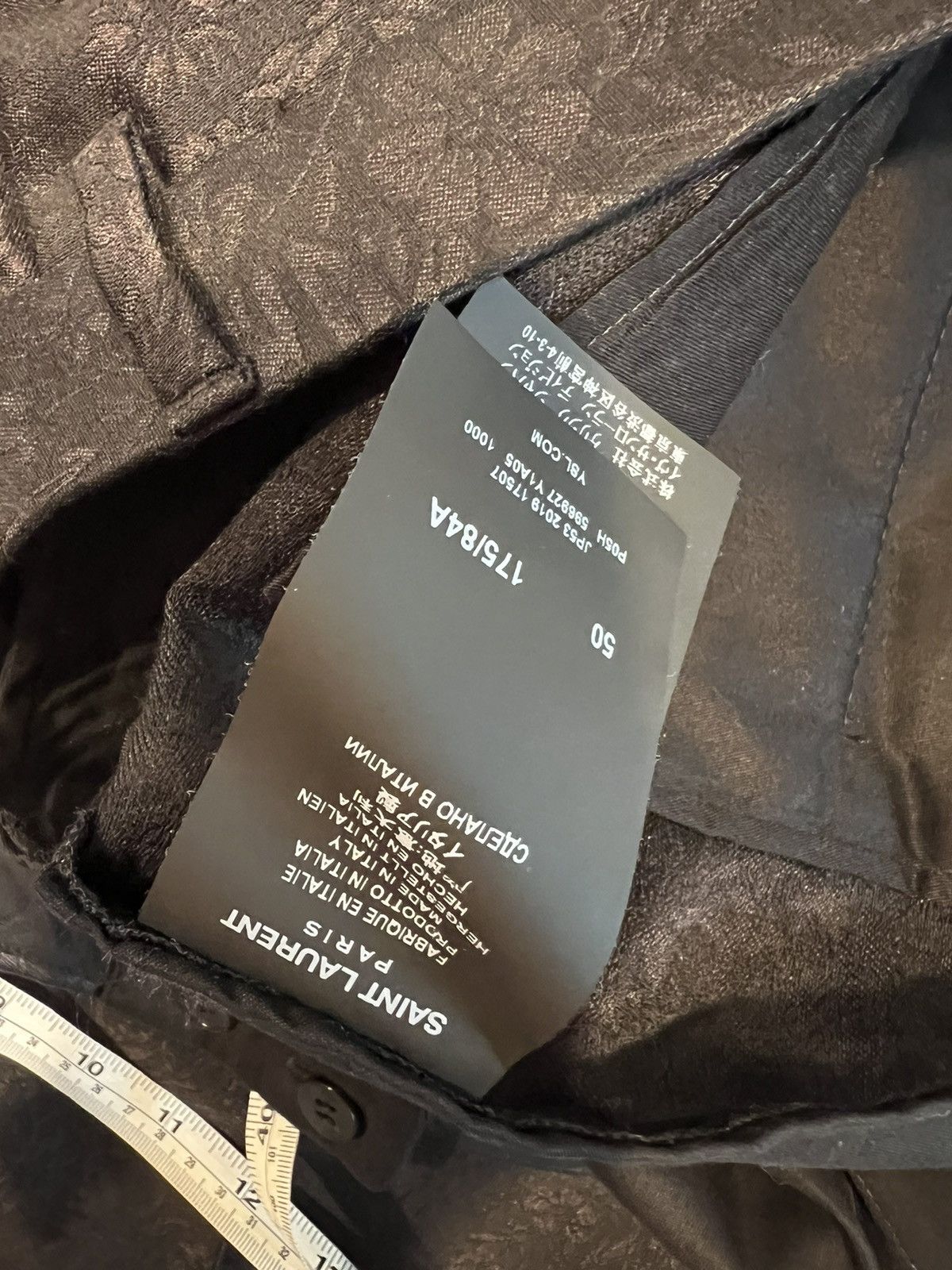 Saint Laurent Paris Saint Laurent tailored jacquard pants. 50/34 $1090 Size US 34 / EU 50 - 9 Thumbnail