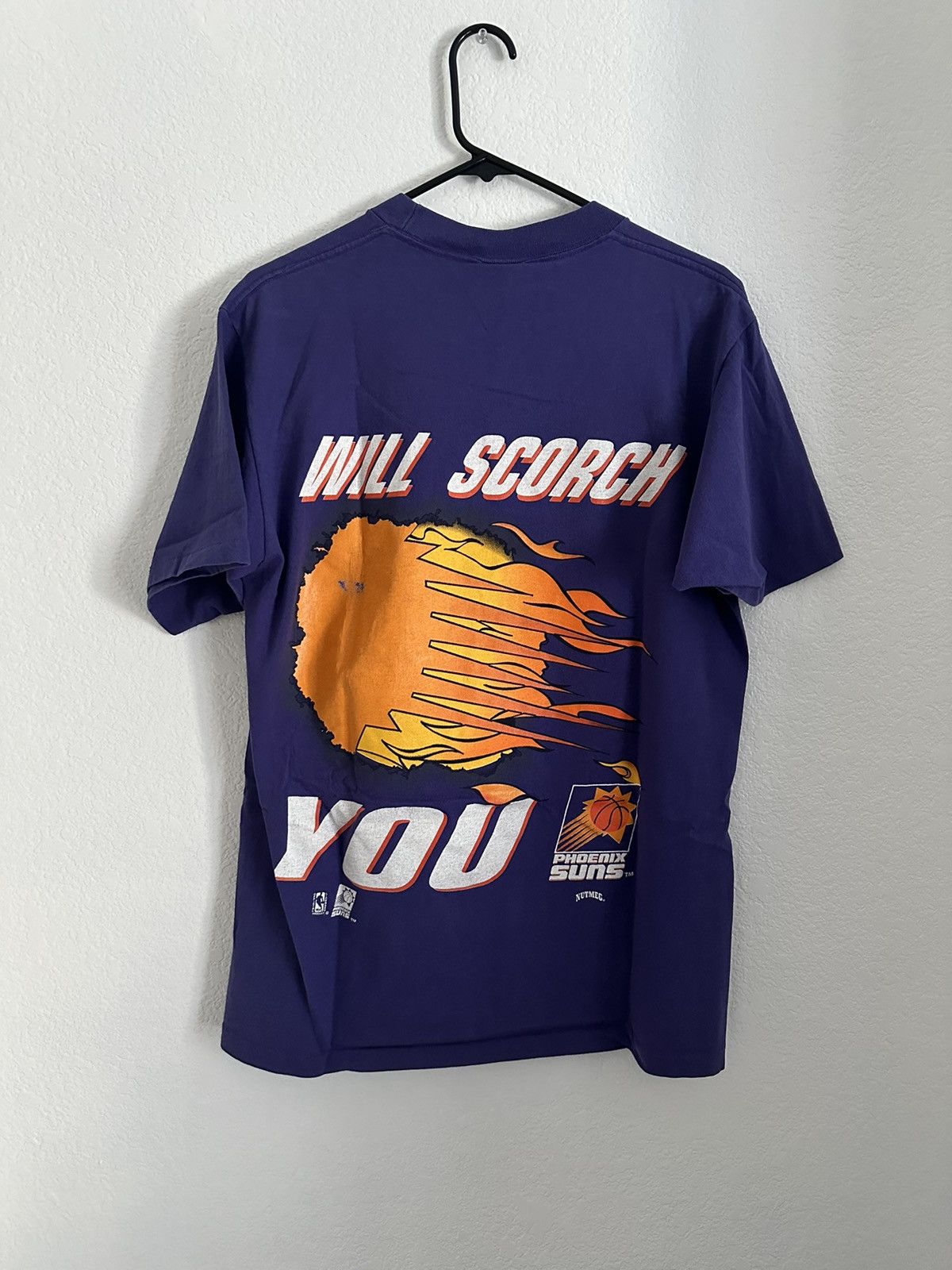 Nutmeg Vintage Phoenix Suns "Will Scorch You" Double-side 90's Tee Size US L / EU 52-54 / 3 - 2 Thumbnail