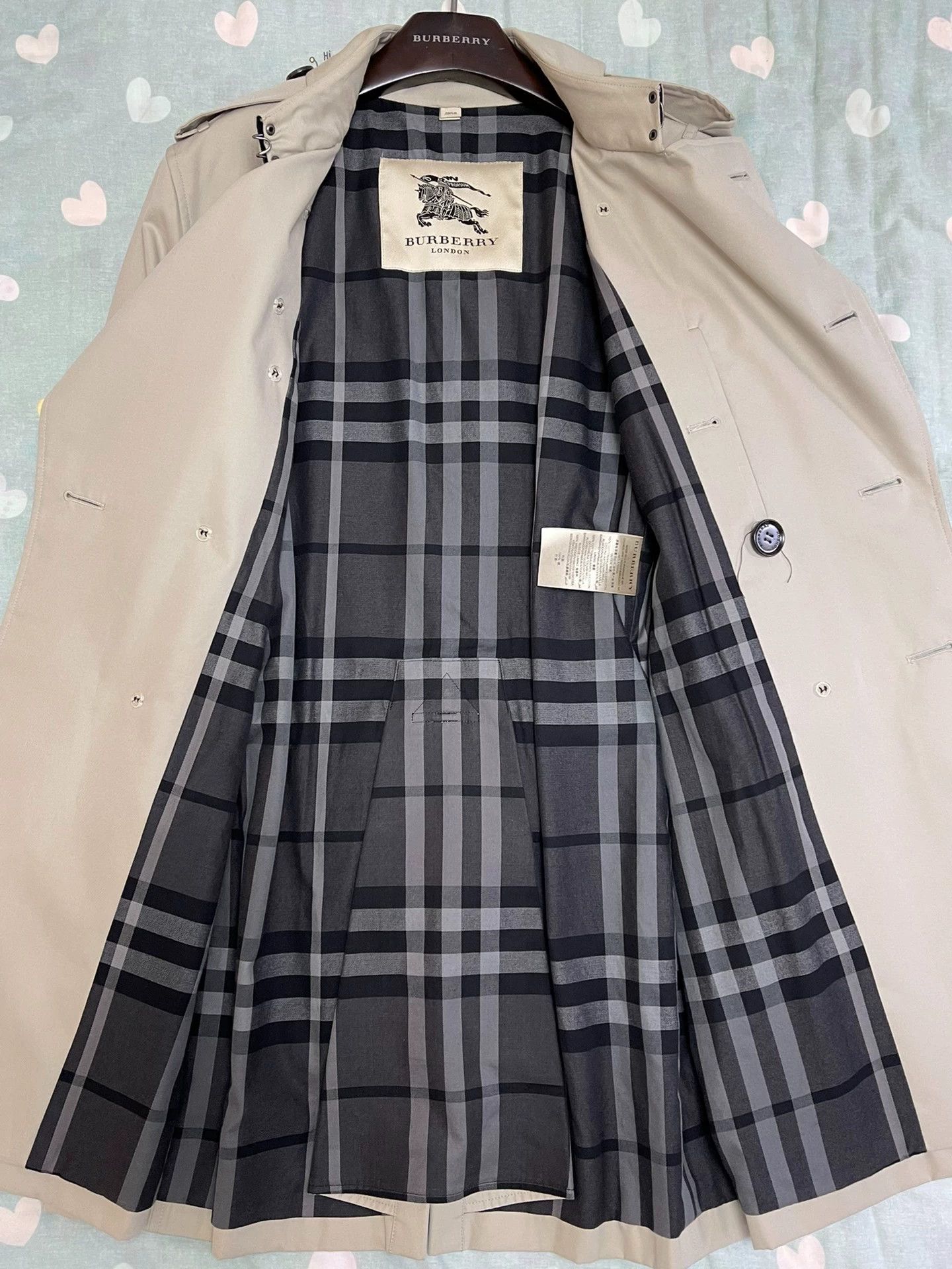 Burberry Burberry Beige Basic Cotton Trench Coat Men's 48 Size US M / EU 48-50 / 2 - 4 Thumbnail