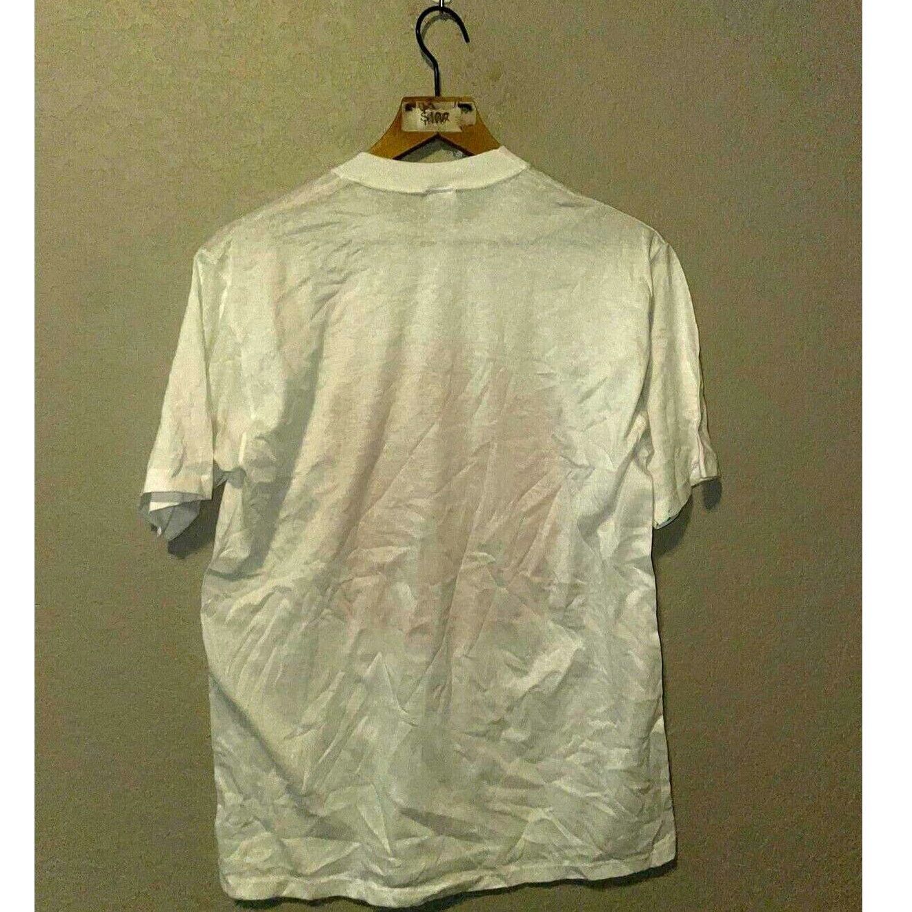 Jerzees Vintage Las Vegas Shirt Reflective Graphic White L White Tee Size US L / EU 52-54 / 3 - 10 Thumbnail