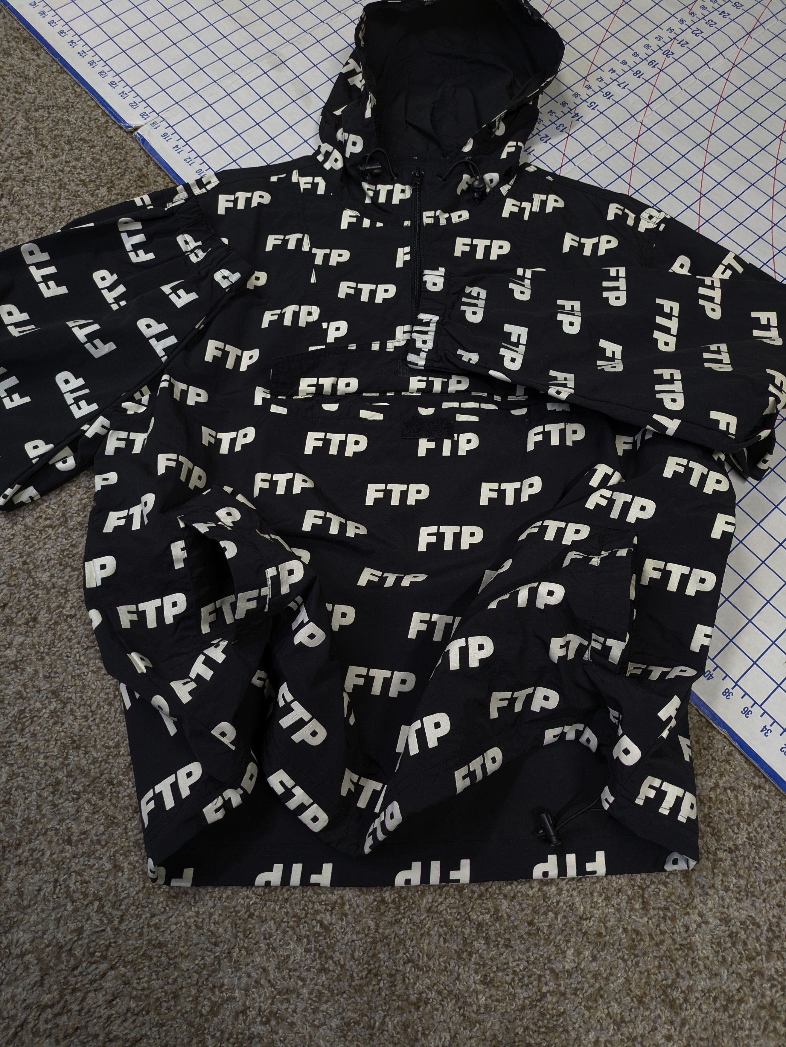 Fuck The Population FTP all over print anorak jacket windbreaker pullover large Size US L / EU 52-54 / 3 - 5 Thumbnail