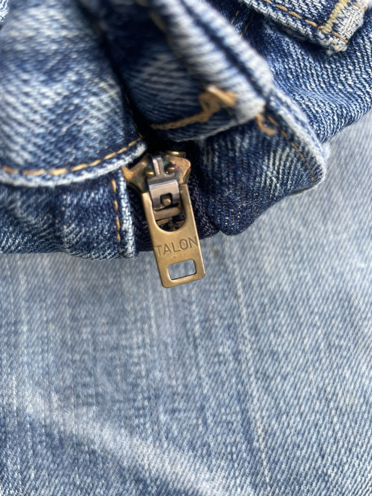 Levi's Vintage Levi’s 502XX Selvedge Distressed Size US 31 - 18 Thumbnail