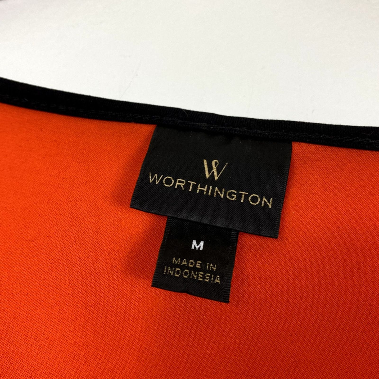 Worthington Women's Orange Worthington Sleeveless Blouse M Size M / US 6-8 / IT 42-44 - 5 Thumbnail
