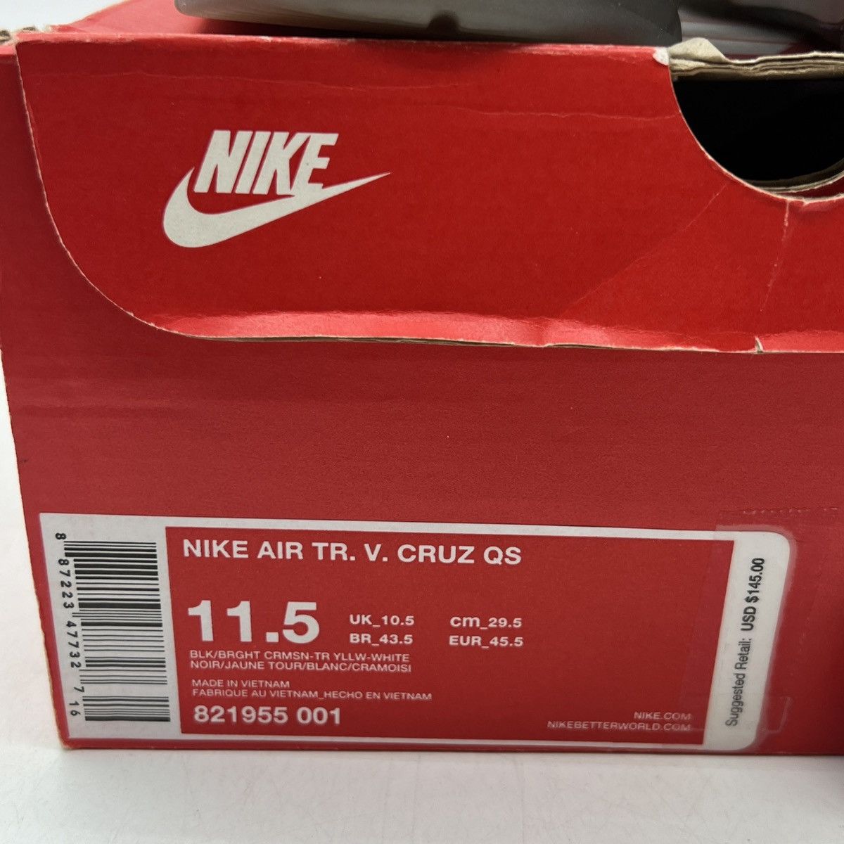 Nike Air trainer Cruz memory of Mike Size US 11.5 / EU 44-45 - 6 Thumbnail