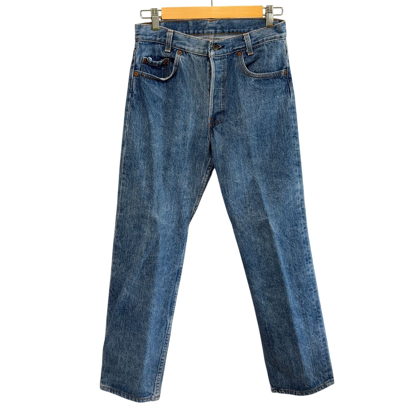 Levi's Vintage Levi’s 501 Jeans USA Made 30x28 Button Fly Red Tab Size US 30 / EU 46 - 1 Thumbnail