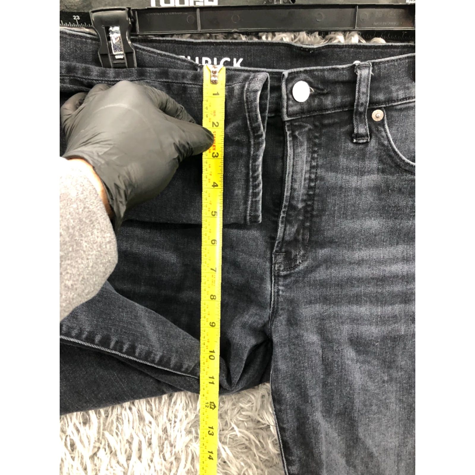 J.Crew J.CREW Toothpick Skinny Jeans 29 Womens Dark Wash Black Jeans Size 29" - 4 Thumbnail