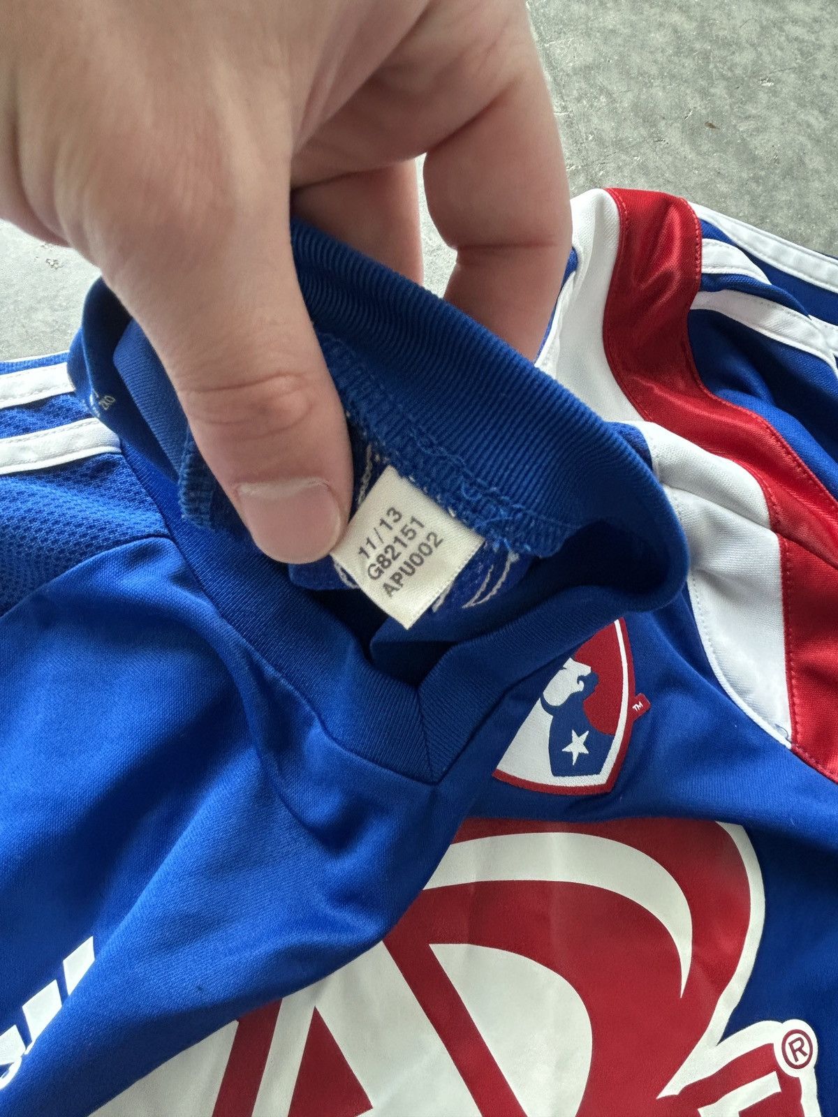Adidas 2013 Adidas FC Dallas Soccer Jersey Size US L / EU 52-54 / 3 - 6 Thumbnail