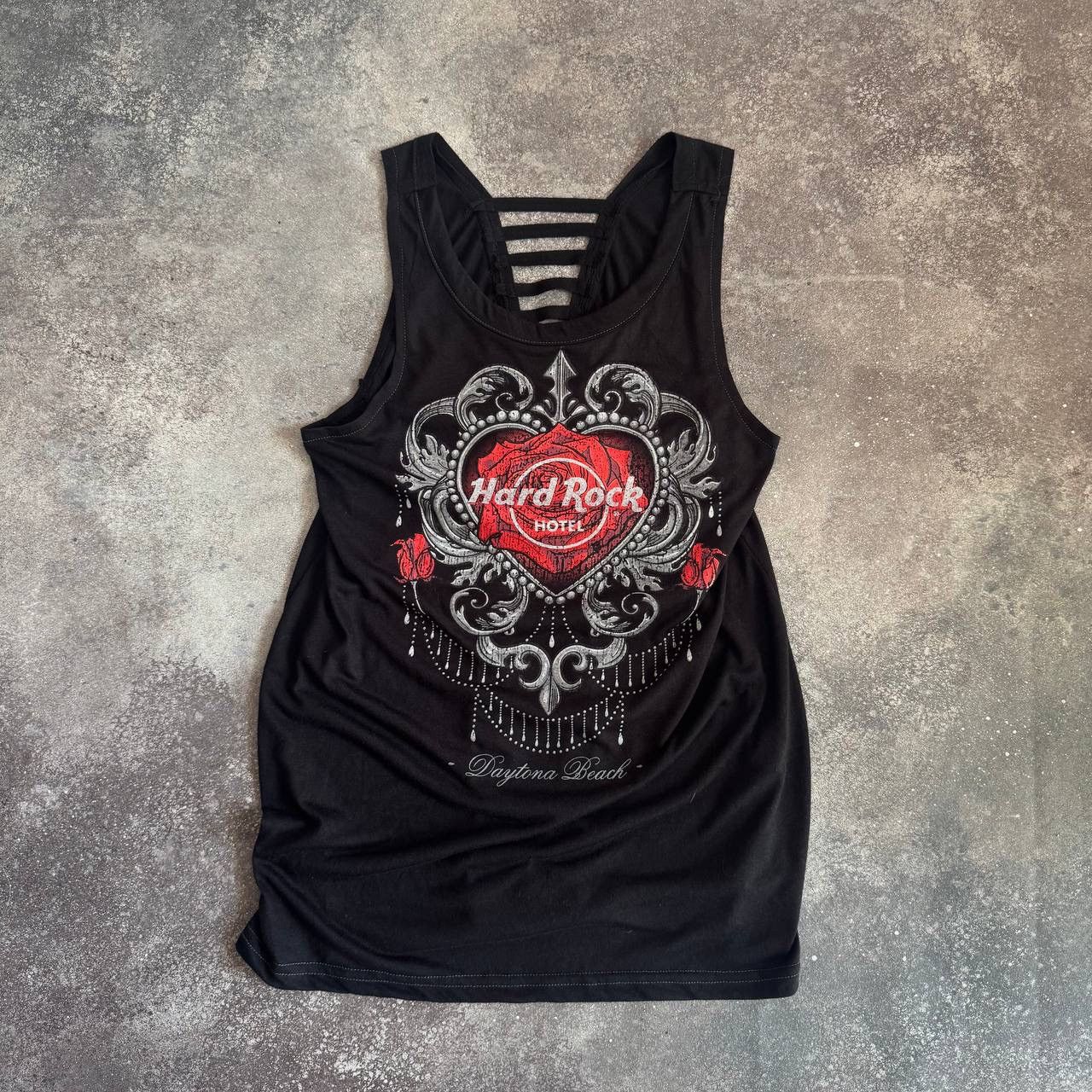 Hard Rock Cafe × Vintage Hard Rock Hotel Daytona Beach Y2K Vintage Tank Top Size M / US 6-8 / IT 42-44 - 2 Thumbnail