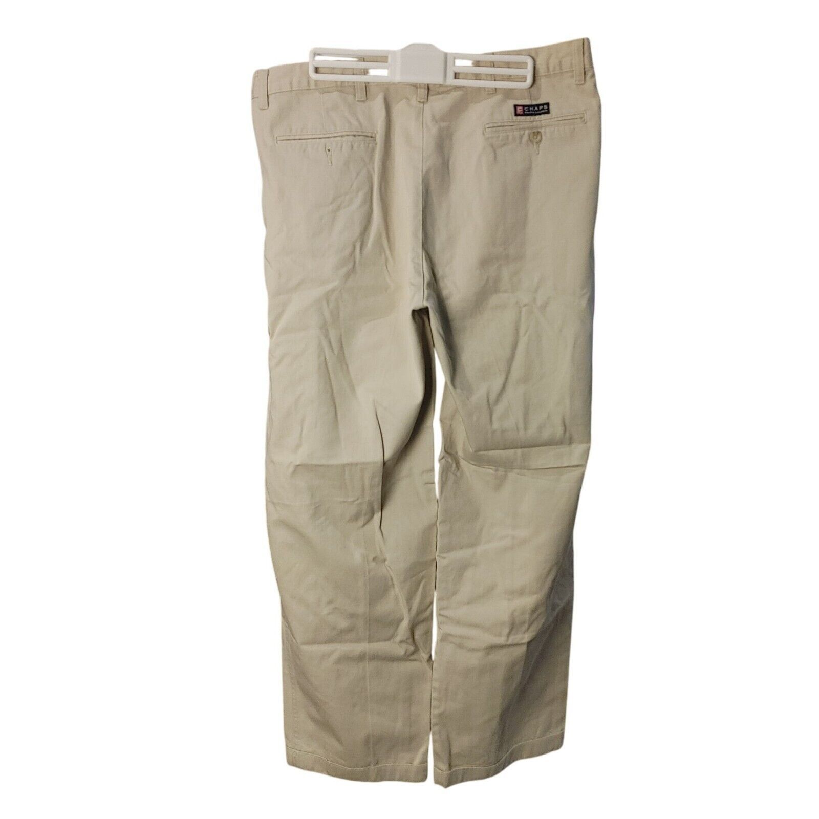 Other Ralph Lauren Chaps Men's Beige Flat Front Straight Leg Pants Size US 36 / EU 52 - 2 Thumbnail