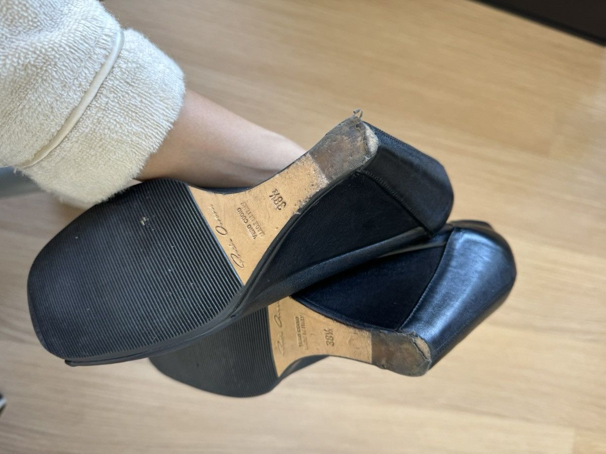Rick Owens Rick Owen Leather Peep Toe Ankle Boots Size US 8 / IT 38 - 3 Thumbnail