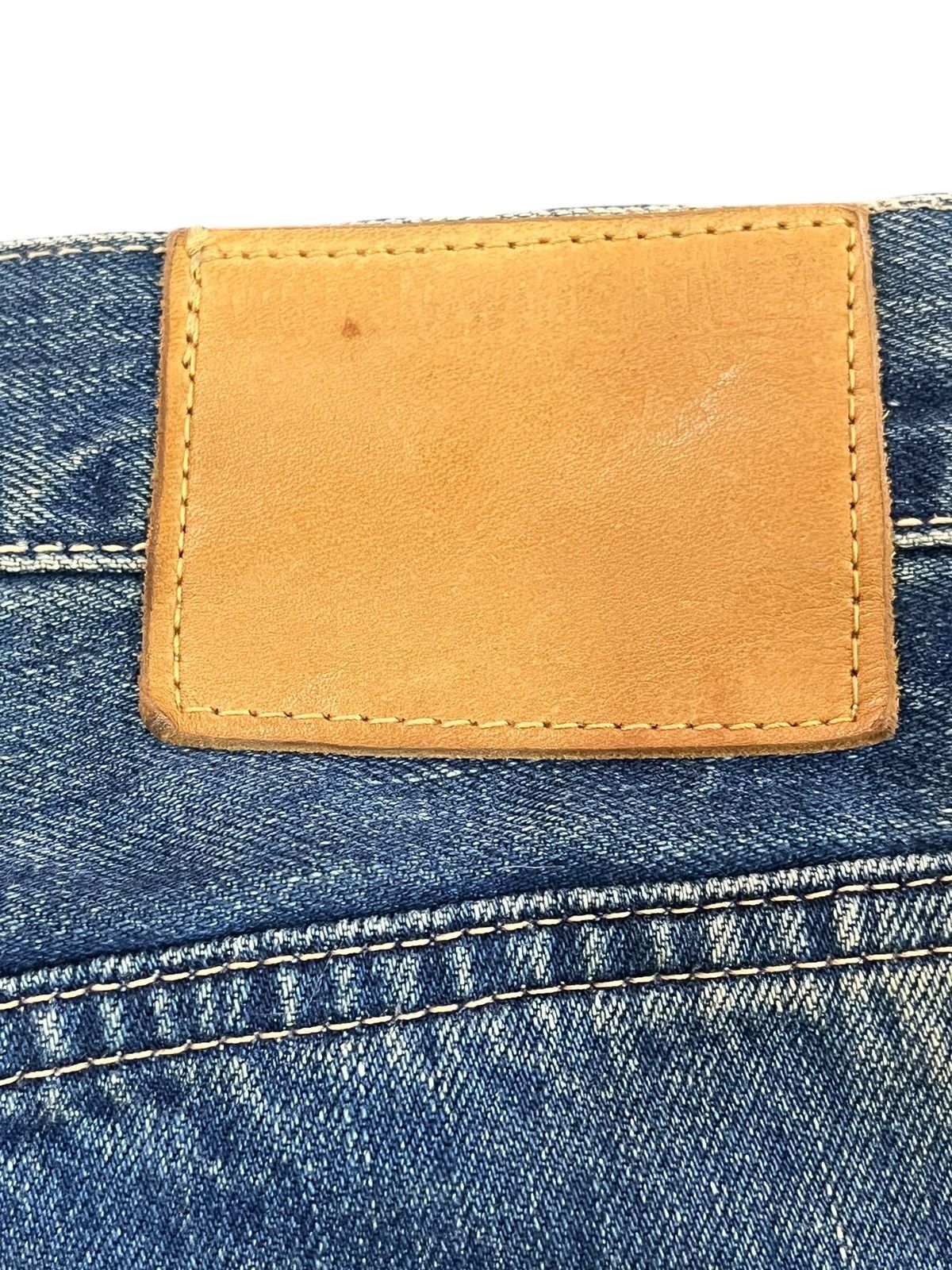 Beauty Beast × Heron Preston Vintage WWL Reconstructed Studded Stars Denim Size US 32 / EU 48 - 9 Thumbnail