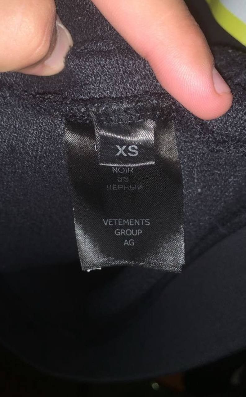 Vetements Vetements "My Name Is" Hoodie Size US XS / EU 42 / 0 - 4 Thumbnail