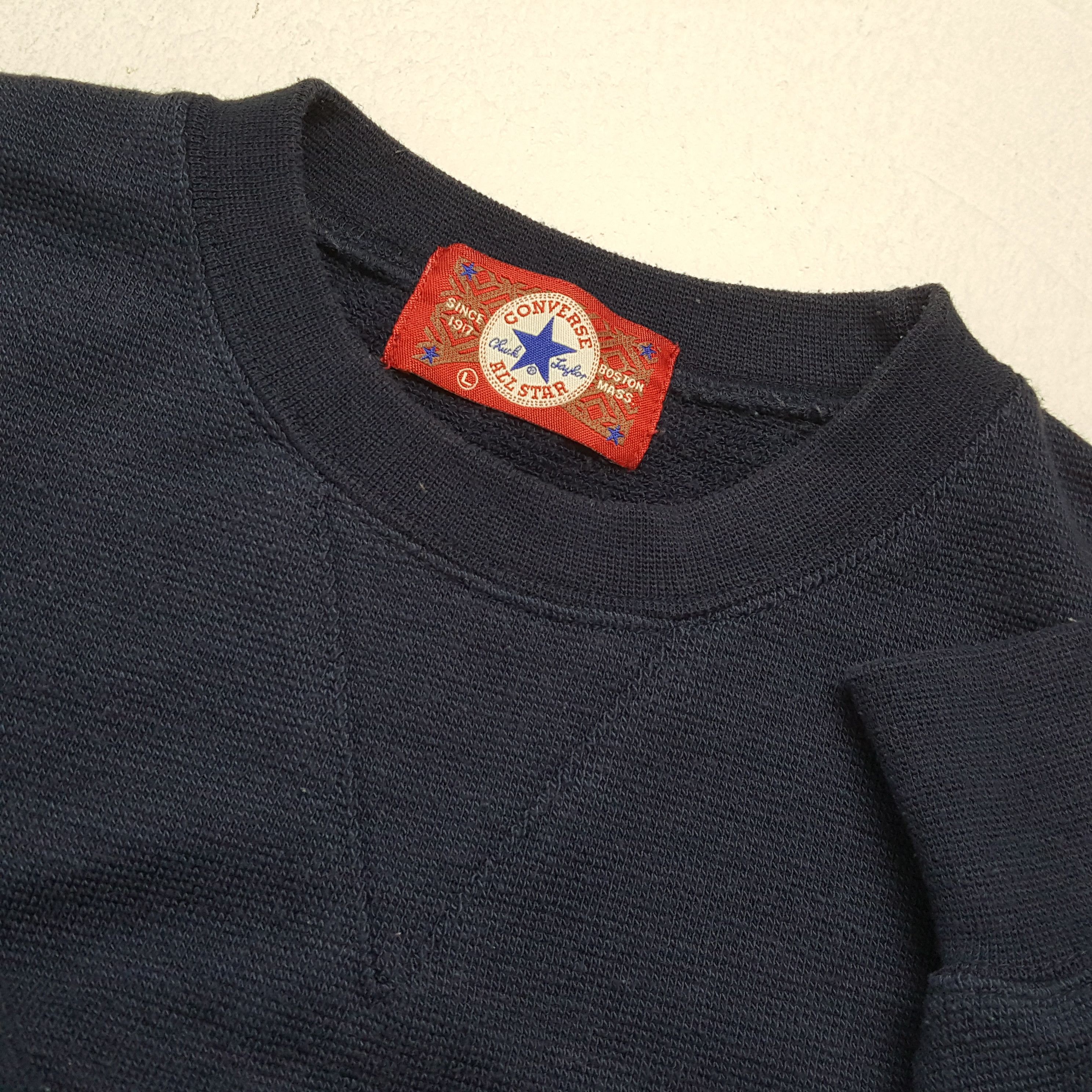 Converse × Vintage CONVERSE Big Spell Out Design Streetwear Sweatshirt Size US L / EU 52-54 / 3 - 8 Thumbnail