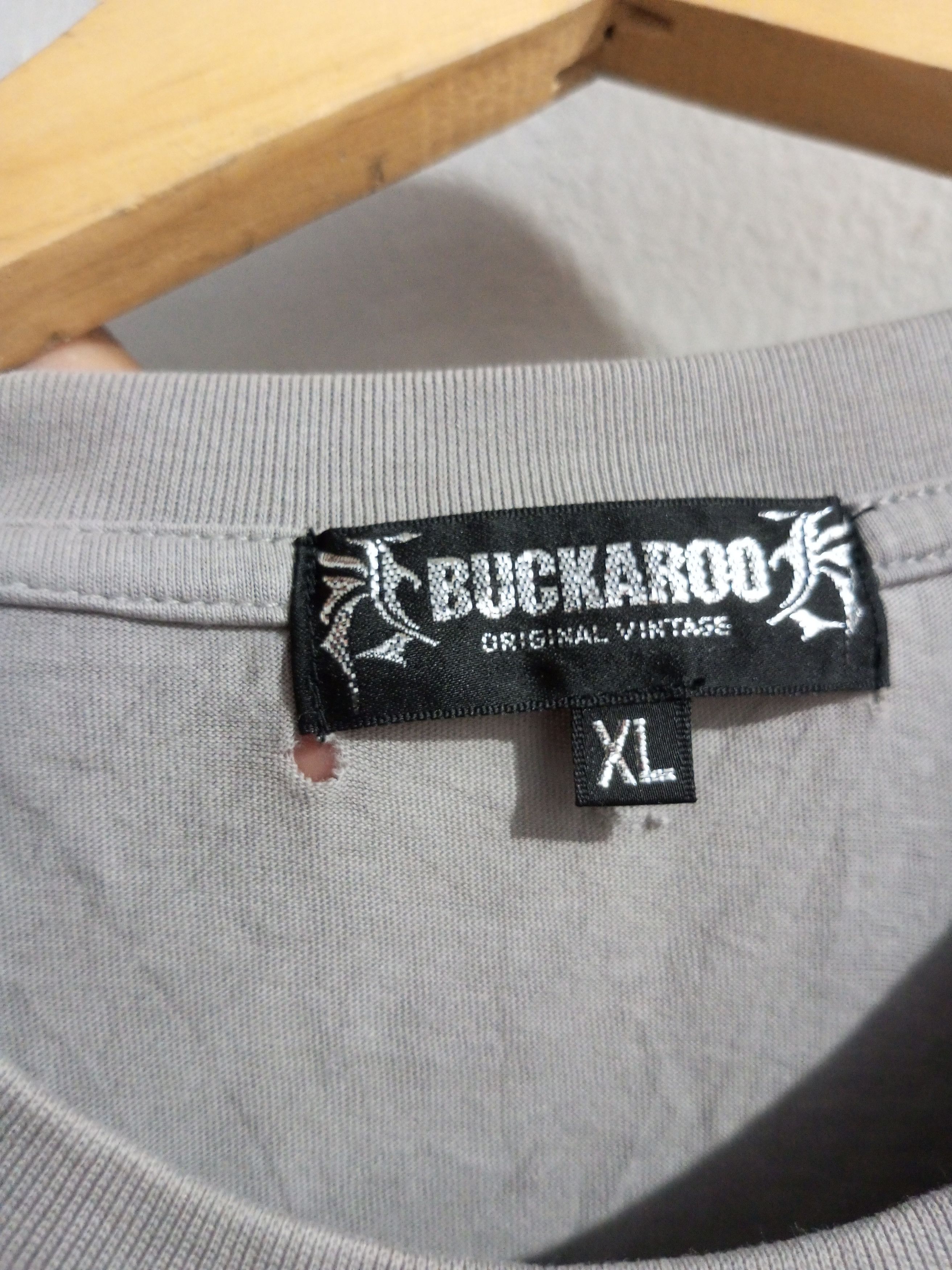 20471120 Vintage Buckaroo jeans all over print rare tshirt Size US L / EU 52-54 / 3 - 12 Thumbnail