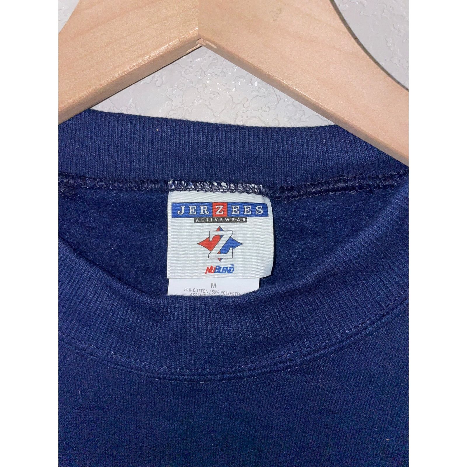 Jerzees Vintage Roanoke Virginia Sweatshirt Blue Crewneck VTG 90s M Size US M / EU 48-50 / 2 - 7 Thumbnail