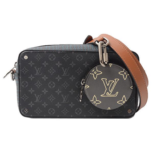 Louis Vuitton Louis Vuitton Louis Vuitton Monogram Eclipse Volga On Strap Shoulder Bag M69688 Canvas Crossbody Bag M69688 in Great Condition Size ONE SIZE - 1 Thumbnail