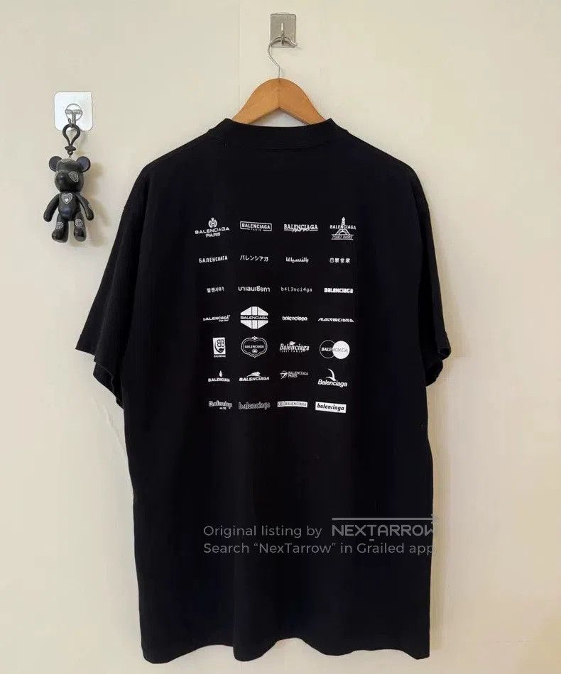 Balenciaga Balenciaga Logo Collection Short Sleeve Tee. Size US L / EU 52-54 / 3 - 2 Thumbnail