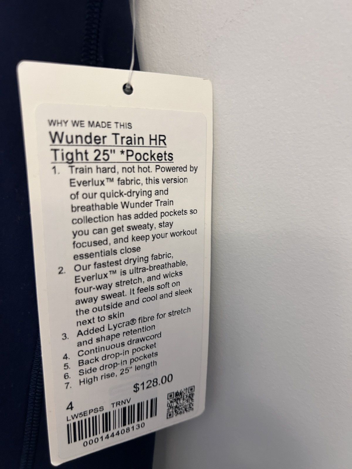 Lululemon NWT Lululemon Wunder Train HR Tight 25" Pockets size 4 25” Size 27" / US 4 / IT 40 - 5 Thumbnail