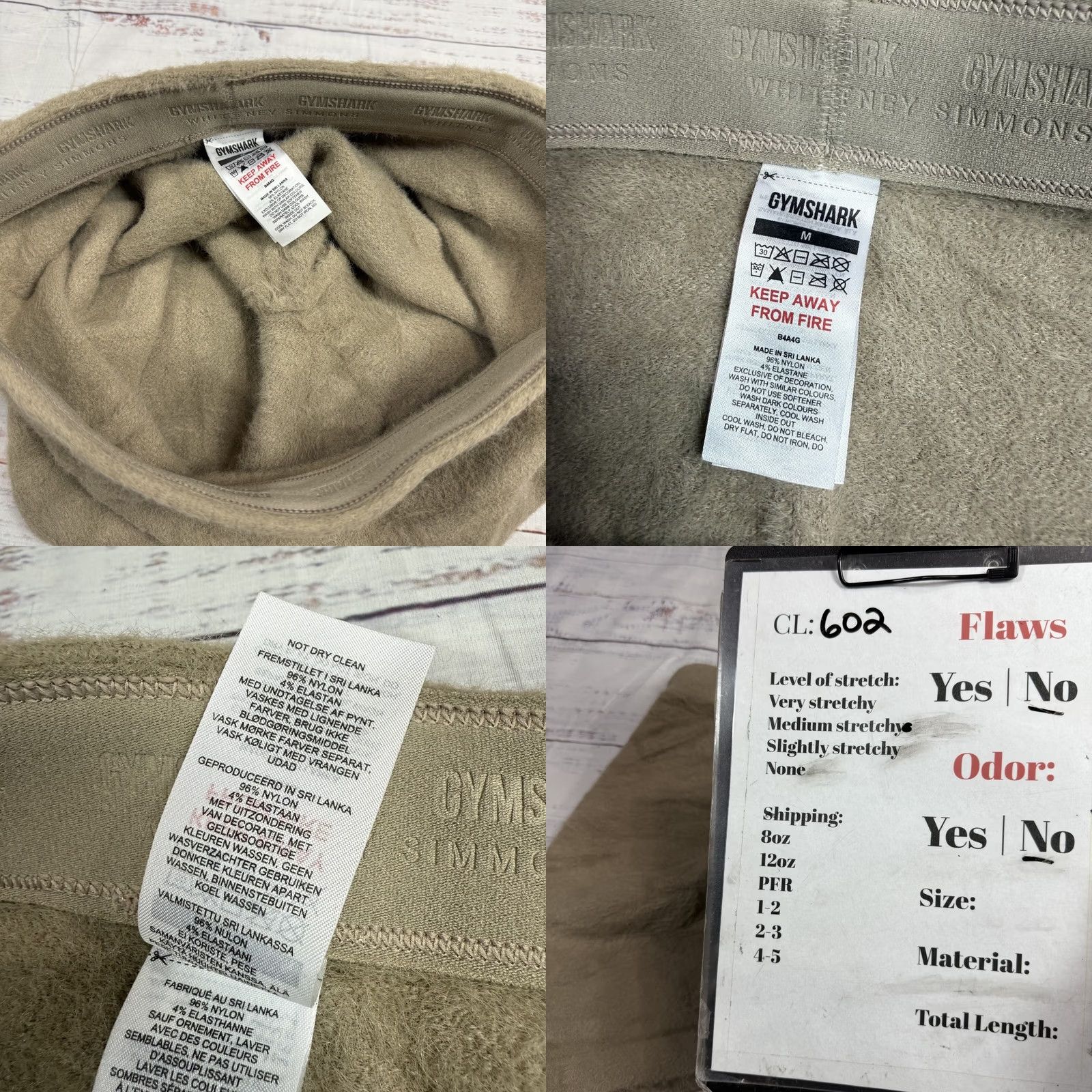 Gymshark Whitney Simmons Gymshark Shorts Eyelash High Waisted Pull On Brown Women's M Size 32" / US 10 / IT 46 - 8 Thumbnail
