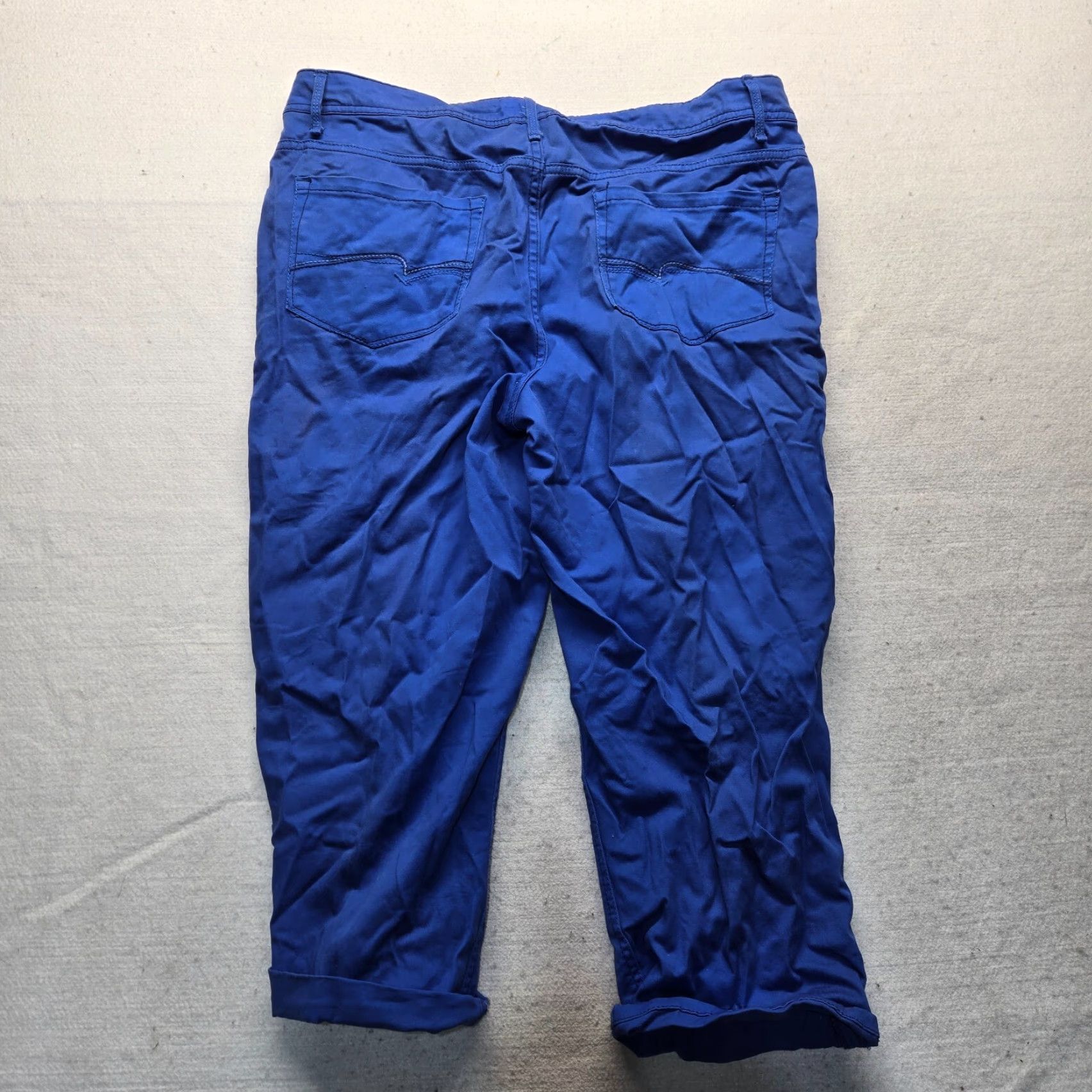 Faded Glory Faded Glory Denim Solid Blue Skinny Knit Pant Adult Womens Size 16 Jeans Regular 5-Pocket Blue Size 38" / US 16 / IT 52 - 8 Thumbnail