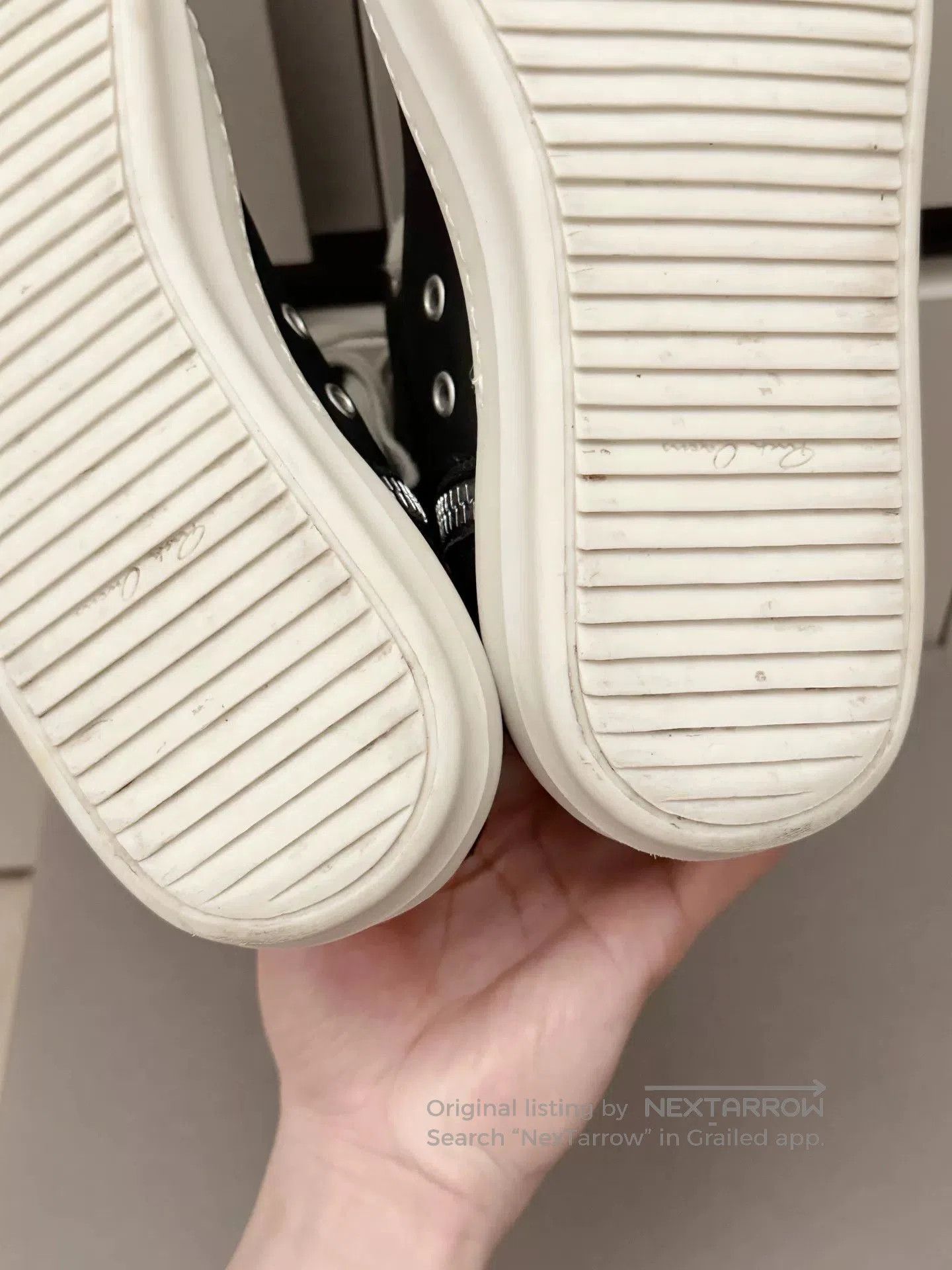 Rick Owens Ricki Owens RO High-Top Leather Zipper Sneakers. Size US 7 / EU 40 - 8 Thumbnail