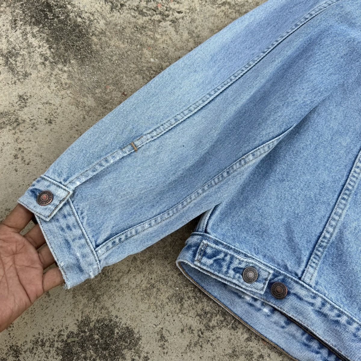 Levi's 🔥Limited🔥Vintage 80s Levis Distressed Trucker Denim Jacket Size US XL / EU 56 / 4 - 12 Thumbnail