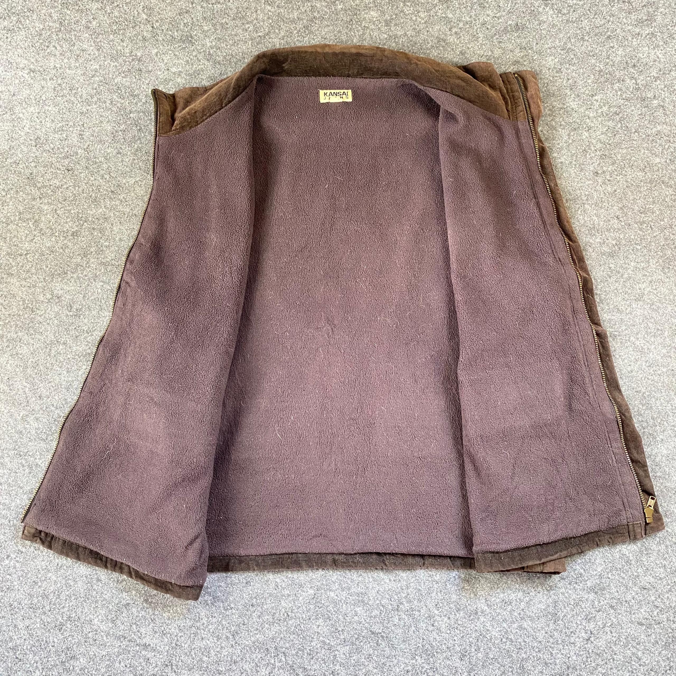 Kansai Yamamoto Vintage Kansai Jeans Corduroy Vest Size US L / EU 52-54 / 3 - 5 Thumbnail